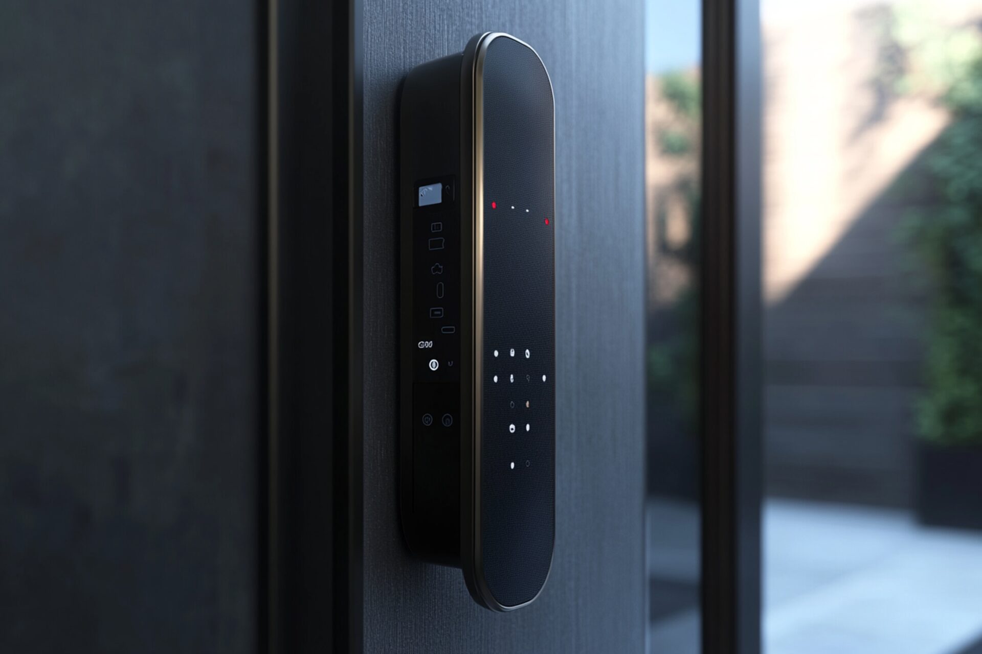 ประตูล็อกดิจิทัลประตูบานเลื่อน สำหรับทาวน์โฮม