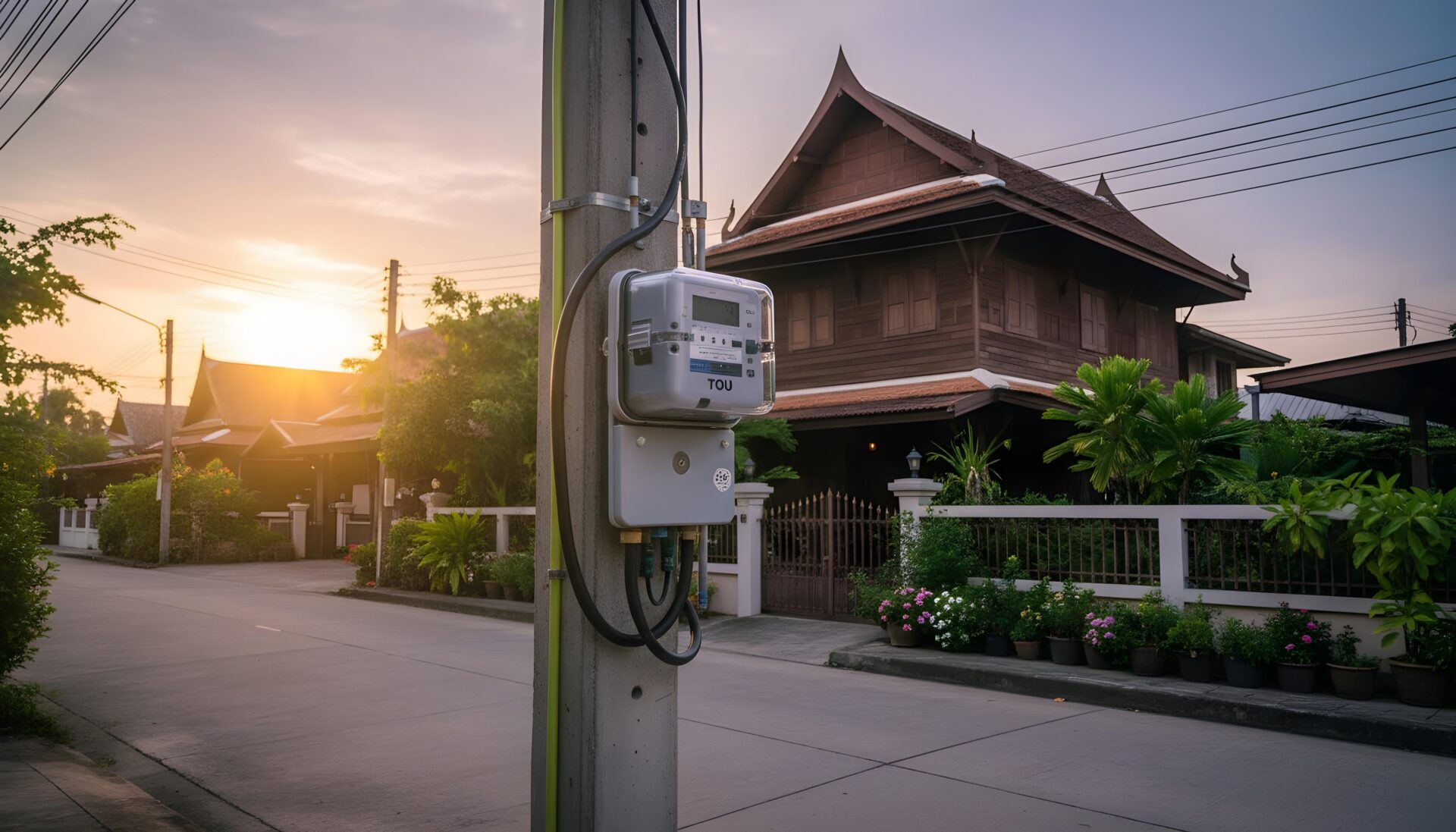 มิเตอร์ไฟฟ้า TOU คิดค่าไฟตามช่วงเวลาใช้งาน